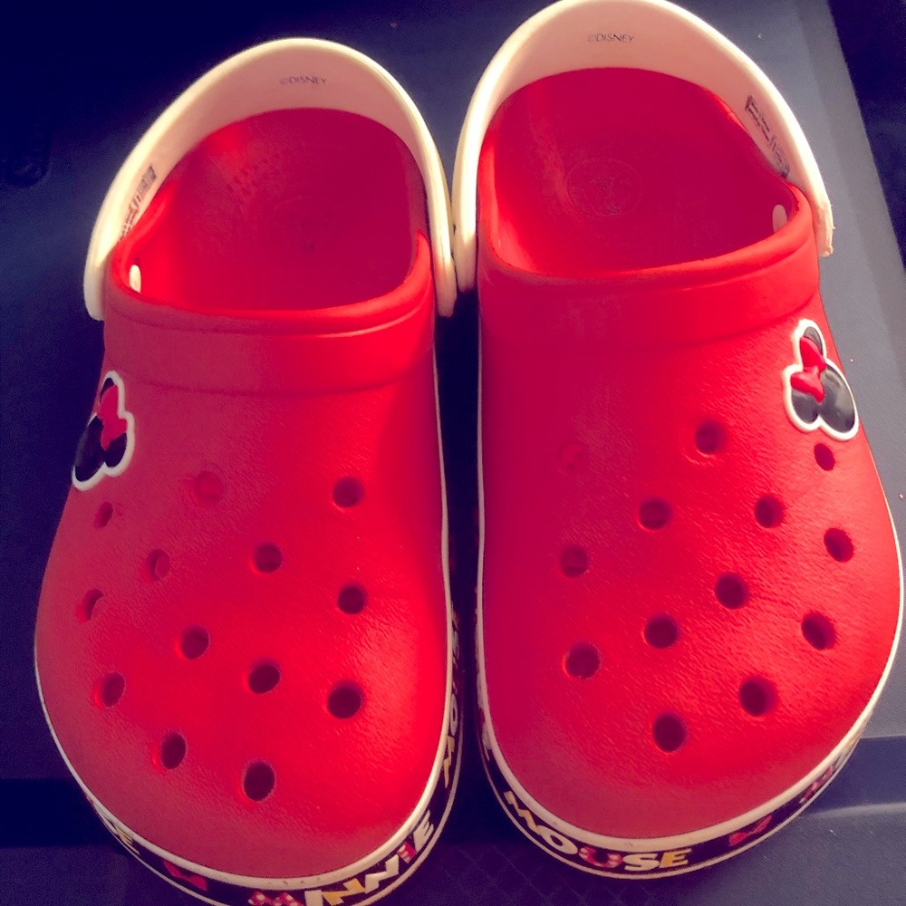 Kids disney minnie crocs